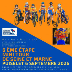 6éme Etape du mini tour de Seine et Marne